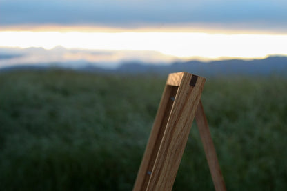 Handmade Solid White Oak Picture Frame, plus Acrylic Glass, Pre-Installed Hardware, Tabs, and Backing