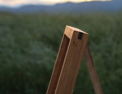 Handmade Solid Cherry Picture Frame, plus Acrylic Glass, Pre-Installed Hardware, Tabs, and Backing