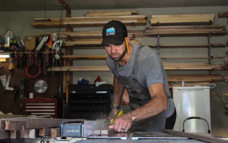 Handmade Solid White Oak Picture Frame, plus Acrylic Glass, Pre-Installed Hardware, Tabs, and Backing