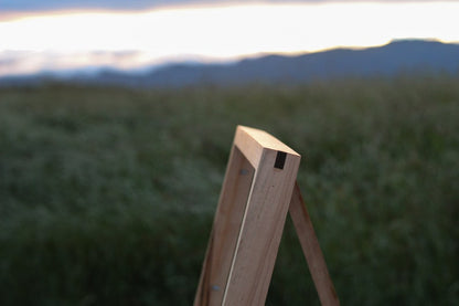 Handmade Solid Maple Picture Frame, plus Acrylic Glass, Pre-Installed Hardware, Tabs, and Backing