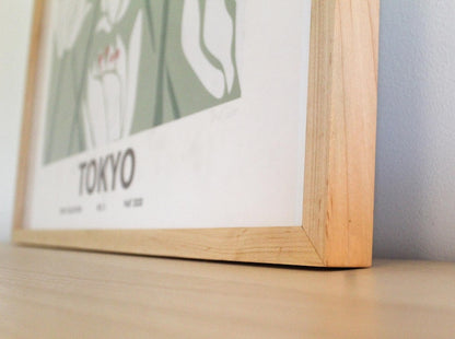 Handmade Solid Maple Picture Frame, plus Acrylic Glass, Pre-Installed Hardware, Tabs, and Backing